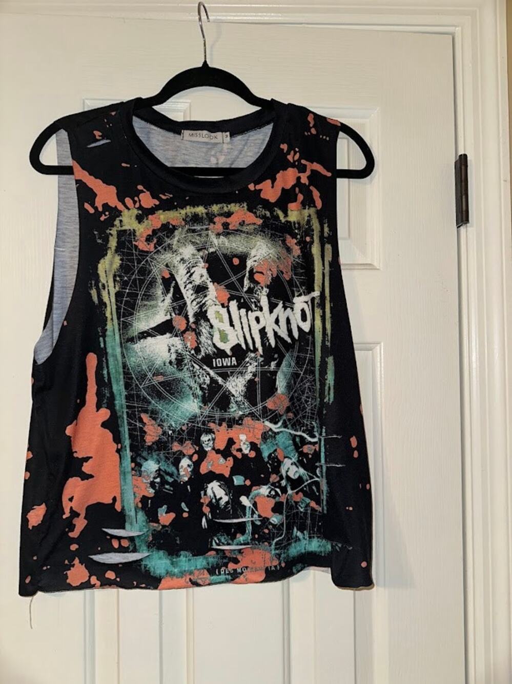 Slipknot Graphic Muscle Tank Top Size Medium